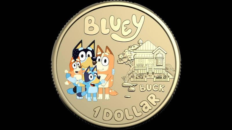 Royal Australian Mint unveils Bluey commemorative coin collection